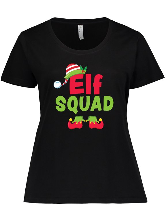 Christmas Elf Squad Women's Plus Size T-Shirt