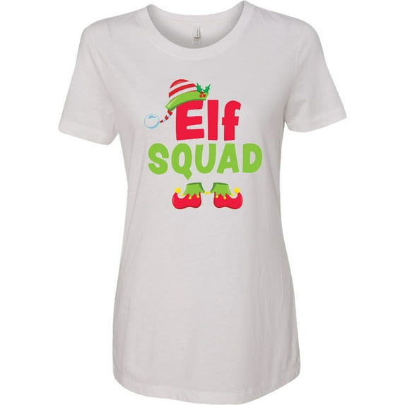 Inktastic Christmas Elf Squad Women's T-Shirt