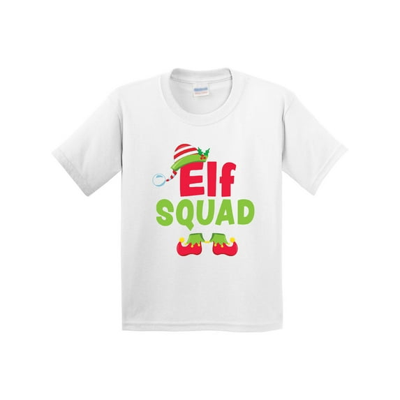Inktastic Christmas Elf Squad Youth T-Shirt