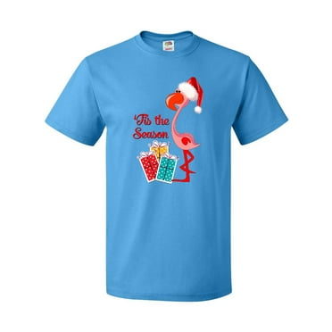Inktastic Christmas Flamingo T-Shirt