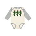 thumbnail image 1 of Inktastic Christmas Funny Cactus Santa Boys or Girls Long Sleeve Baby Bodysuit, 1 of 5
