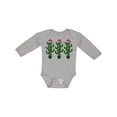 thumbnail image 1 of Inktastic Christmas Funny Cactus Santa Boys or Girls Long Sleeve Baby Bodysuit, 1 of 5