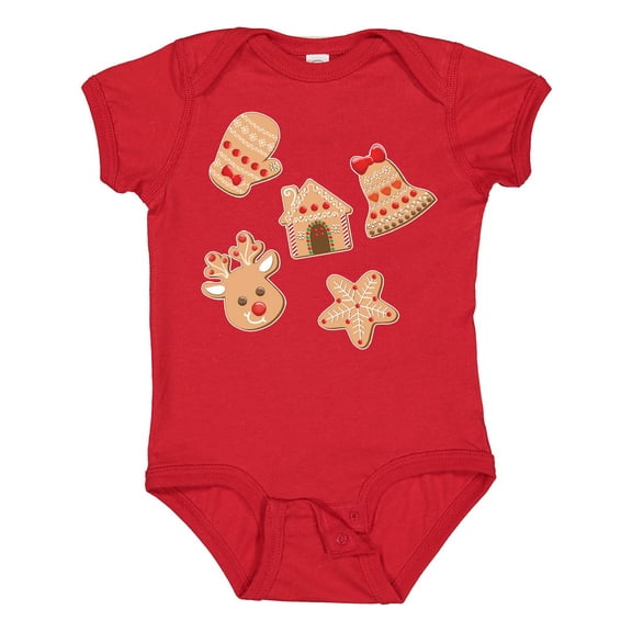 Inktastic Christmas Gingerbread Cookies Boys or Girls Baby Bodysuit