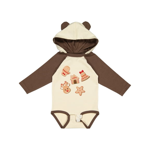 Inktastic Christmas Gingerbread Cookies Boys or Girls Long Sleeve Baby Bodysuit