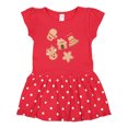 thumbnail image 1 of Inktastic Christmas Gingerbread Cookies Gift Baby Girl Dress, 1 of 4