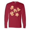 thumbnail image 1 of Inktastic Christmas Gingerbread Cookies Long Sleeve T-Shirt, 1 of 5