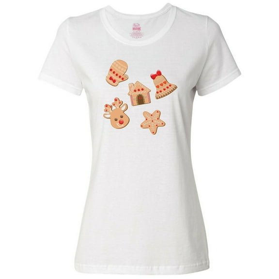 Inktastic Christmas Gingerbread Cookies Women's T-Shirt