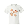thumbnail image 1 of Inktastic Christmas Gingerbread Cookies Youth T-Shirt, 1 of 5