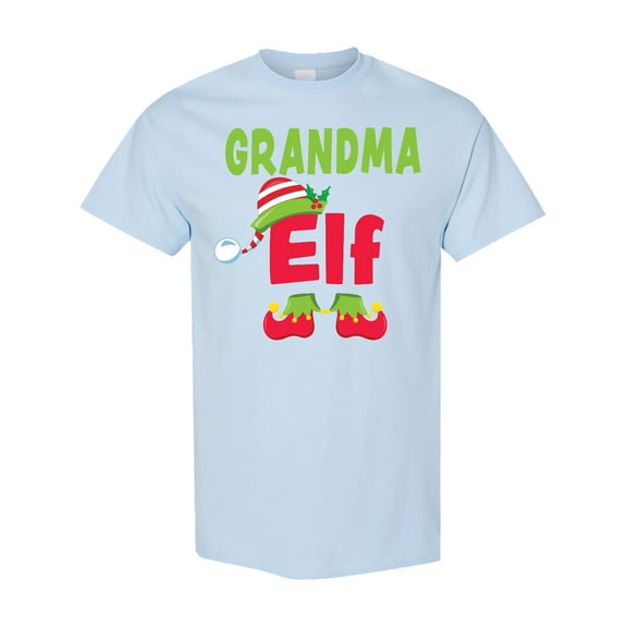 Inktastic Christmas Grandma Elf T-Shirt