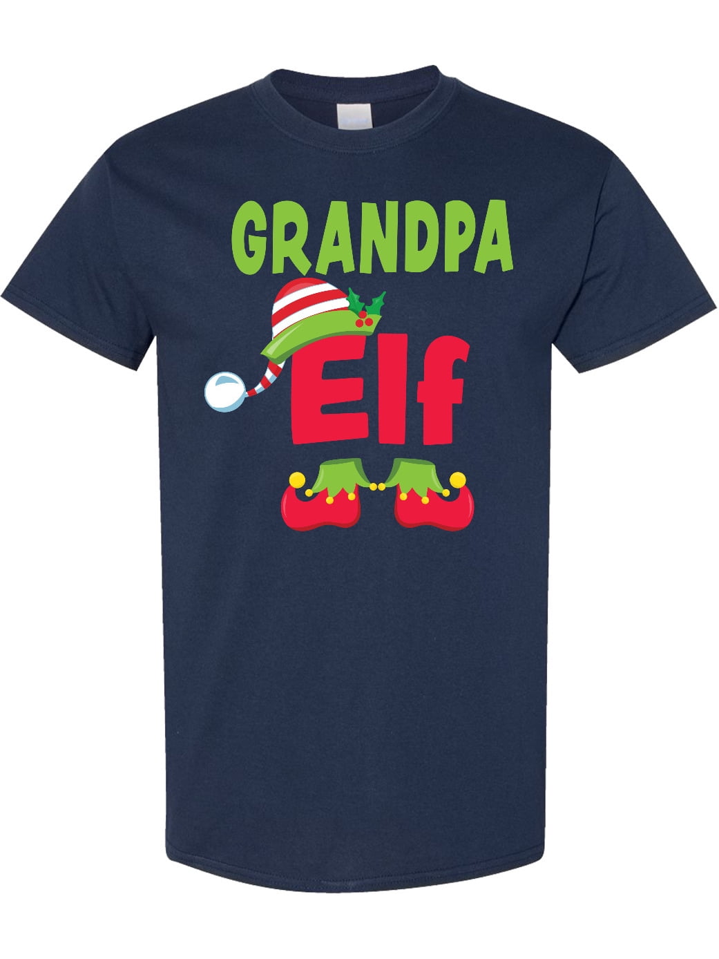 Inktastic Christmas Grandpa Elf T-Shirt