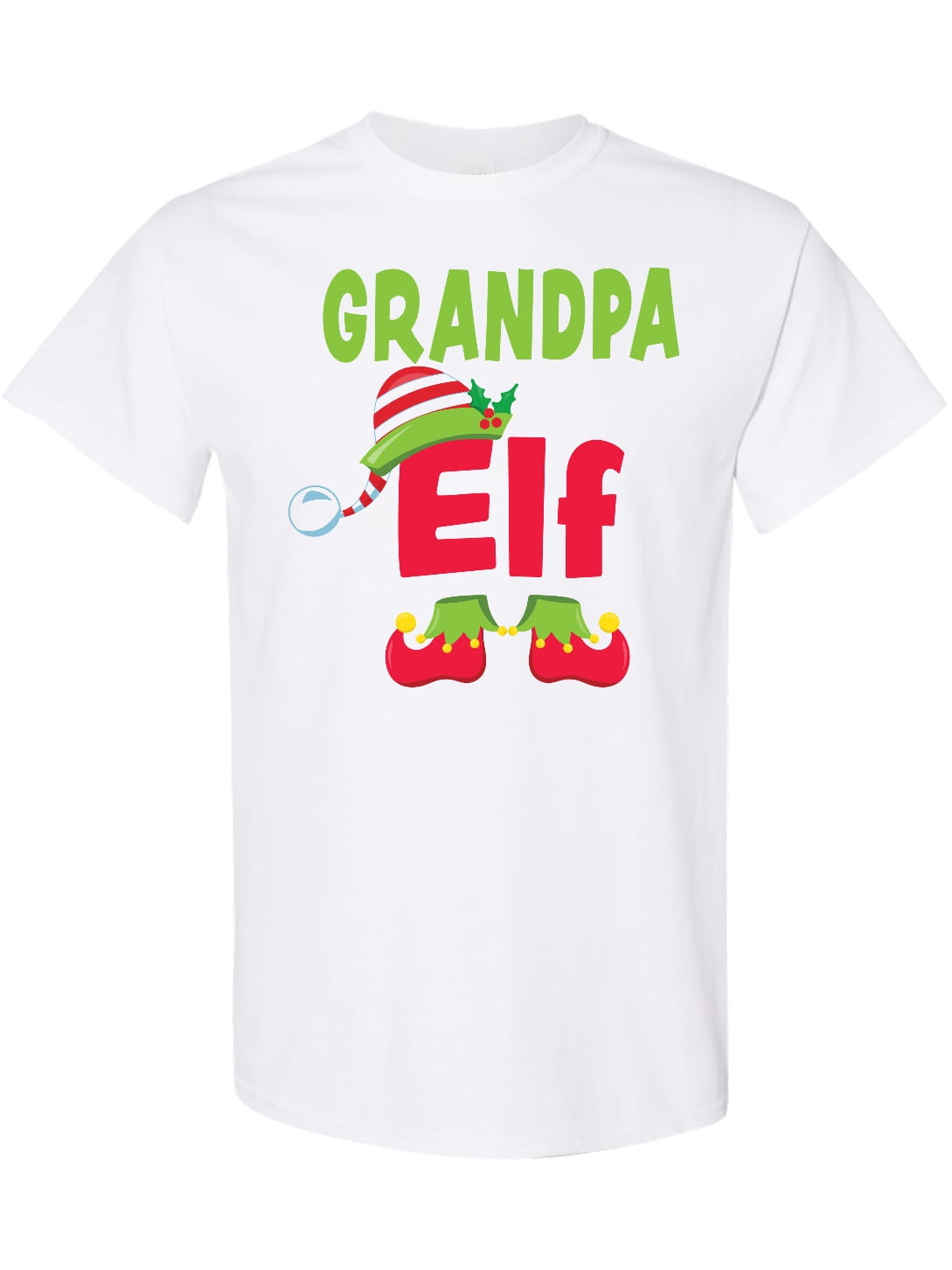 Inktastic Christmas Grandpa Elf T-Shirt