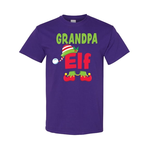 Inktastic Christmas Grandpa Elf T-Shirt