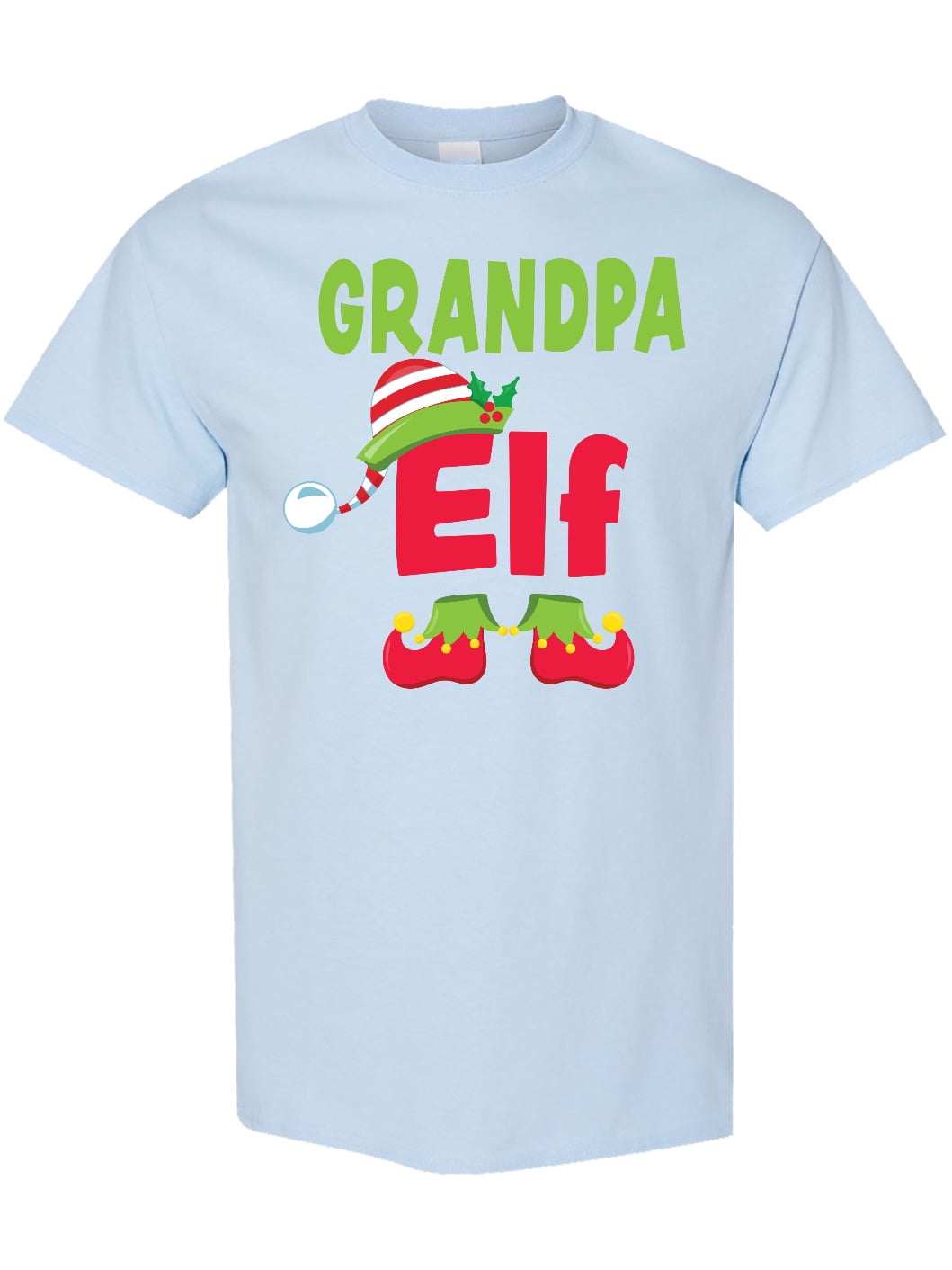 Inktastic Christmas Grandpa Elf T-Shirt