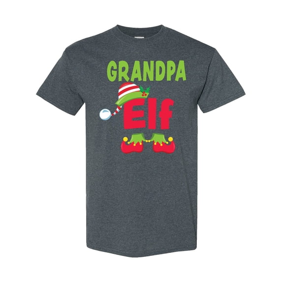 Inktastic Christmas Grandpa Elf T-Shirt