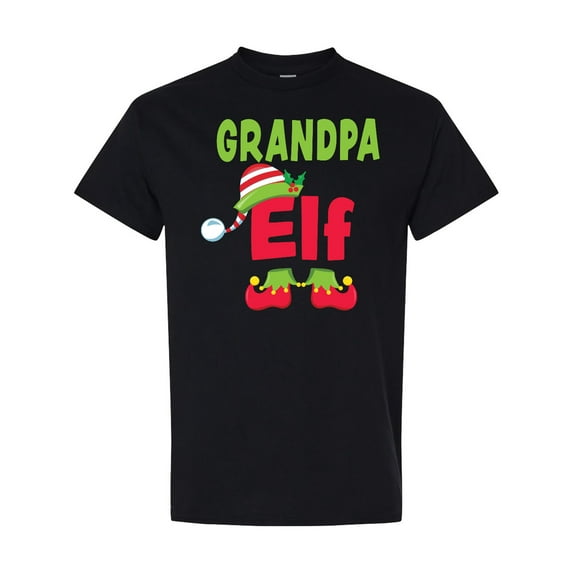 Inktastic Christmas Grandpa Elf T-Shirt