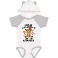 thumbnail image 1 of Inktastic Christmas Great Grandma's Little Reindeer with Candy Canes Boys or Girls Baby Bodysuit, 1 of 5