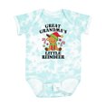 thumbnail image 1 of Inktastic Christmas Great Grandma's Little Reindeer with Candy Canes Boys or Girls Baby Bodysuit, 1 of 5