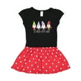 thumbnail image 1 of Inktastic Christmas Hangin With my Gnomies Gift Toddler Girl Dress, 1 of 4