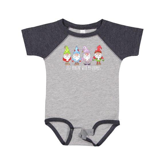 Inktastic Christmas Hangin with My Gnomies Boys or Girls Baby Bodysuit