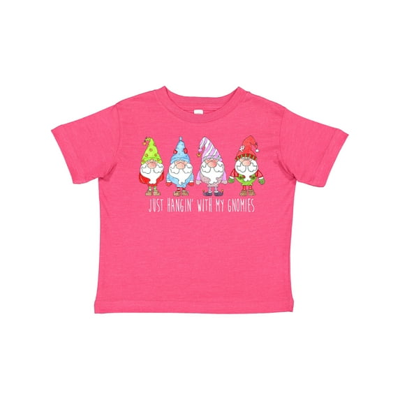 Inktastic Christmas Hangin with My Gnomies Boys or Girls Toddler T-Shirt
