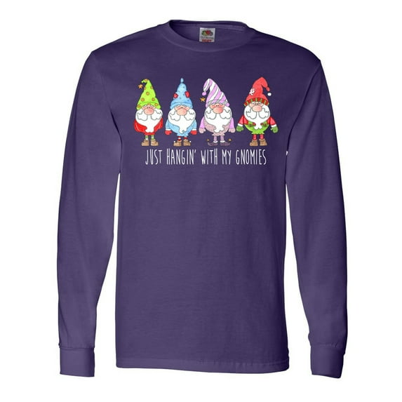 Inktastic Christmas Hangin with My Gnomies Long Sleeve T-Shirt