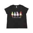 thumbnail image 1 of Inktastic Christmas Hangin with My Gnomies Women's Plus Size T-Shirt, 1 of 5