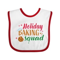 Inktastic Christmas Holiday Baking Squad Boys or Girls Baby Bib