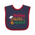 thumbnail image 1 of Inktastic Christmas Holiday Baking Squad Boys or Girls Baby Bib, 1 of 4