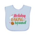 thumbnail image 1 of Inktastic Christmas Holiday Baking Squad Boys or Girls Baby Bib, 1 of 4