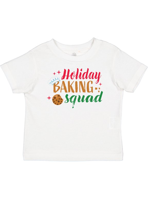 Christmas Holiday Baking Squad Boys or Girls Baby T-Shirt
