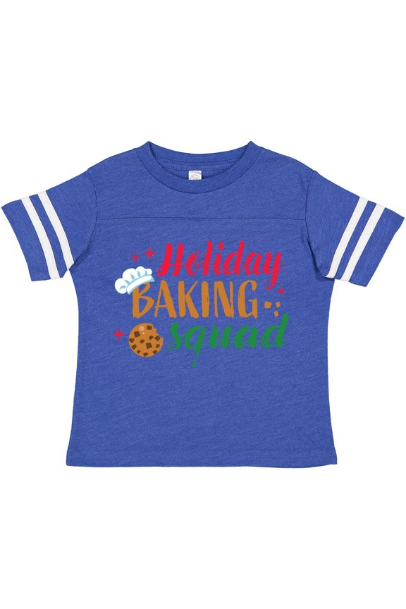 Christmas Holiday Baking Squad Boys or Girls Toddler T-Shirt
