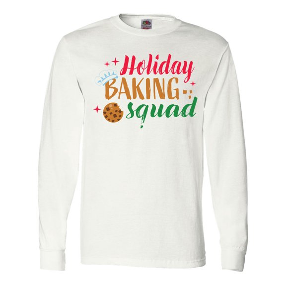 Inktastic Christmas Holiday Baking Squad Long Sleeve T-Shirt