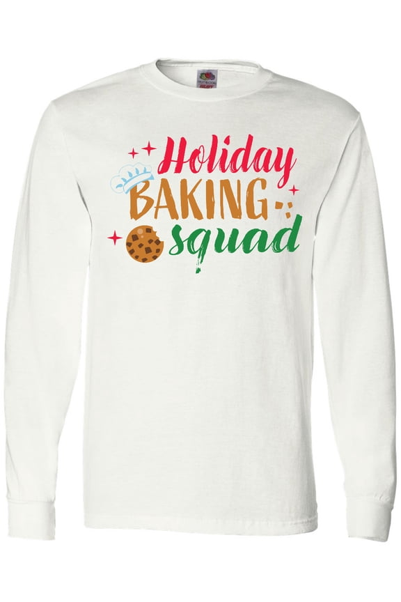 Christmas Holiday Baking Squad Long Sleeve T-Shirt
