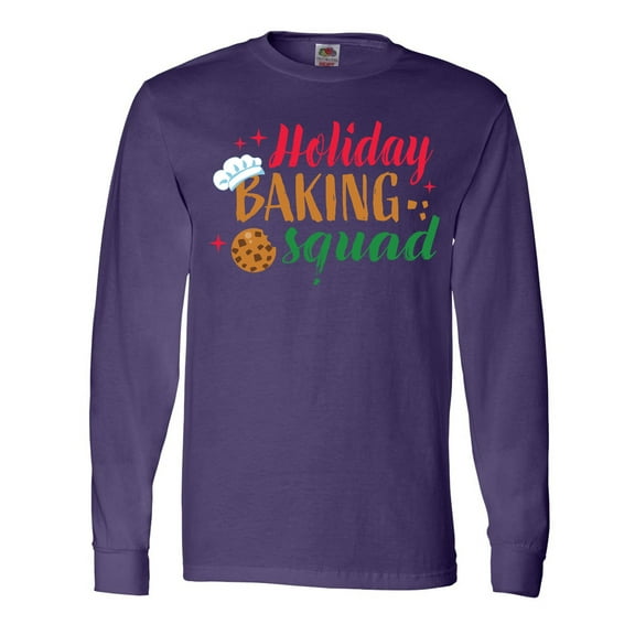 Inktastic Christmas Holiday Baking Squad Long Sleeve T-Shirt