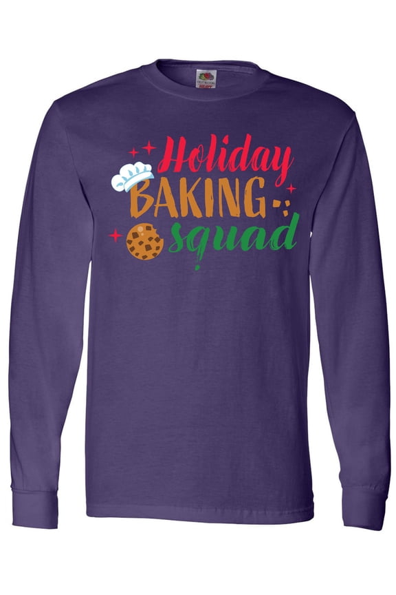 Christmas Holiday Baking Squad Long Sleeve T-Shirt