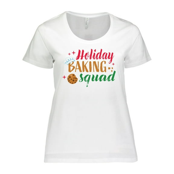 Inktastic Christmas Holiday Baking Squad Women's Plus Size T-Shirt