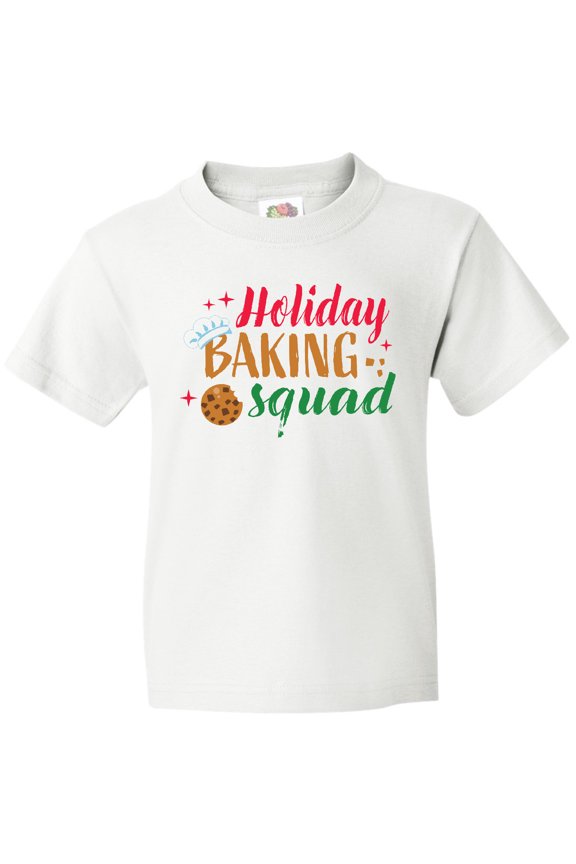 Christmas Holiday Baking Squad Youth T-Shirt