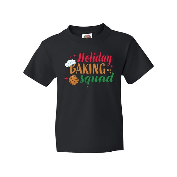 Inktastic Christmas Holiday Baking Squad Youth T-Shirt