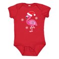 thumbnail image 1 of Inktastic Christmas Holiday Cute Flamingo Girls Baby Bodysuit, 1 of 5