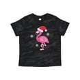 thumbnail image 1 of Inktastic Christmas Holiday Cute Flamingo Girls Toddler T-Shirt, 1 of 5