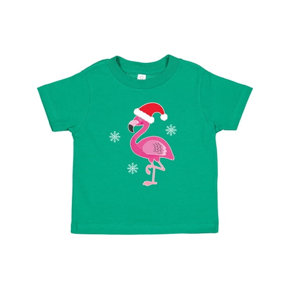 Inktastic Christmas Holiday Cute Flamingo Girls Toddler T-Shirt