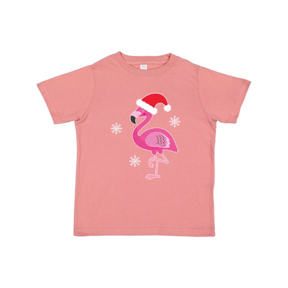Inktastic Christmas Holiday Cute Flamingo Girls Toddler T-Shirt