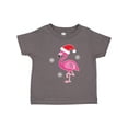 thumbnail image 1 of Inktastic Christmas Holiday Cute Flamingo Girls Toddler T-Shirt, 1 of 5