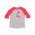 thumbnail image 1 of Inktastic Christmas Holiday Cute Flamingo Girls Toddler T-Shirt, 1 of 5