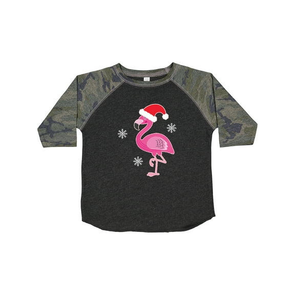 Inktastic Christmas Holiday Cute Flamingo Girls Toddler T-Shirt
