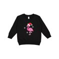 thumbnail image 1 of Inktastic Christmas Holiday Cute Flamingo Toddler Sweatshirt, 1 of 4