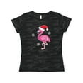 thumbnail image 1 of Inktastic Christmas Holiday Cute Flamingo Women's T-Shirt, 1 of 5