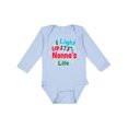 thumbnail image 1 of Inktastic Christmas I Light Up Nonna's Life Boys or Girls Long Sleeve Baby Bodysuit, 1 of 4