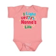 thumbnail image 1 of Inktastic Christmas I Light up Nonna's Life Boys or Girls Baby Bodysuit, 1 of 5