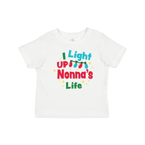 Inktastic Christmas I Light up Nonna's Life Boys or Girls Baby T-Shirt